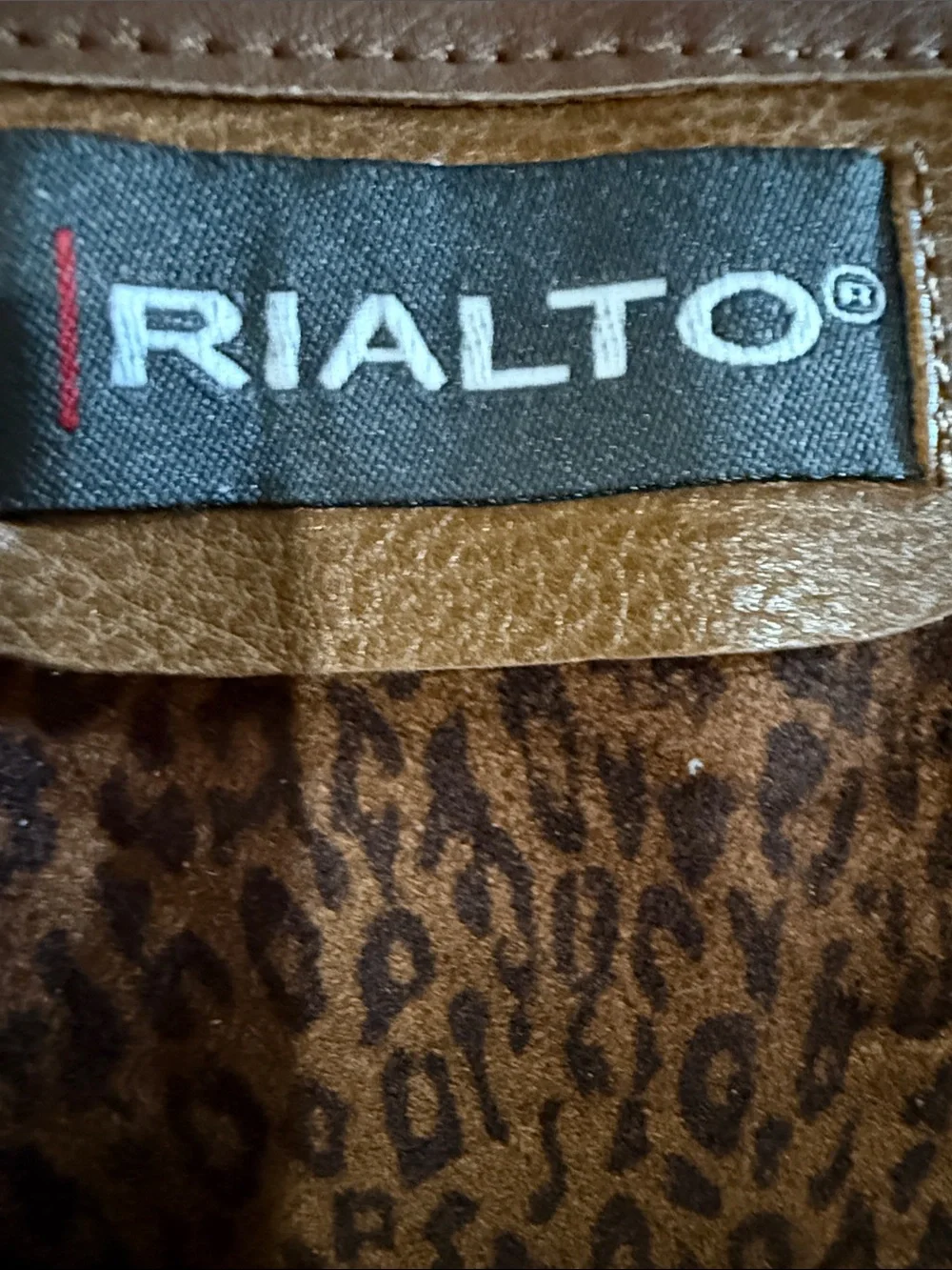 Rialto Wide Calf Cognac Women's Riding Boots with Stud Detail Size 7.5 NIB/NWT